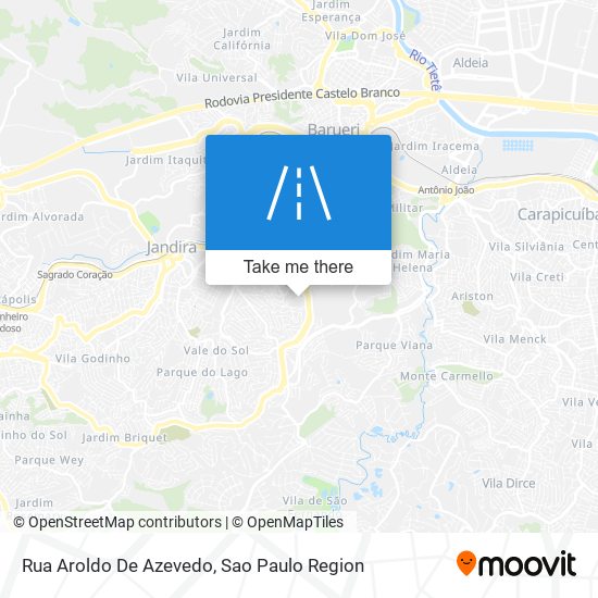 Rua Aroldo De Azevedo map