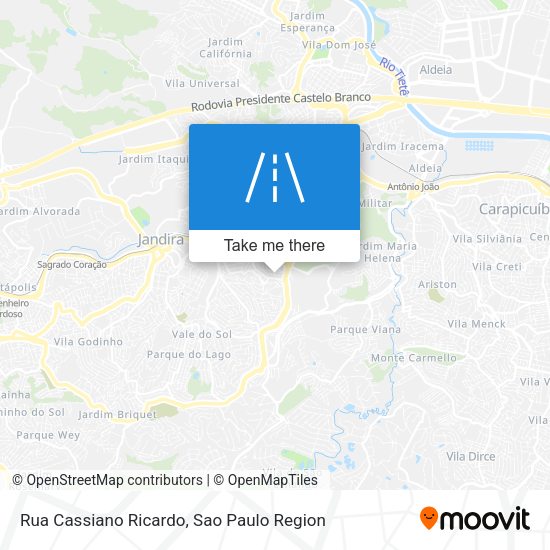 Rua Cassiano Ricardo map