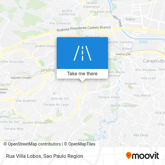 Rua Villa Lobos map