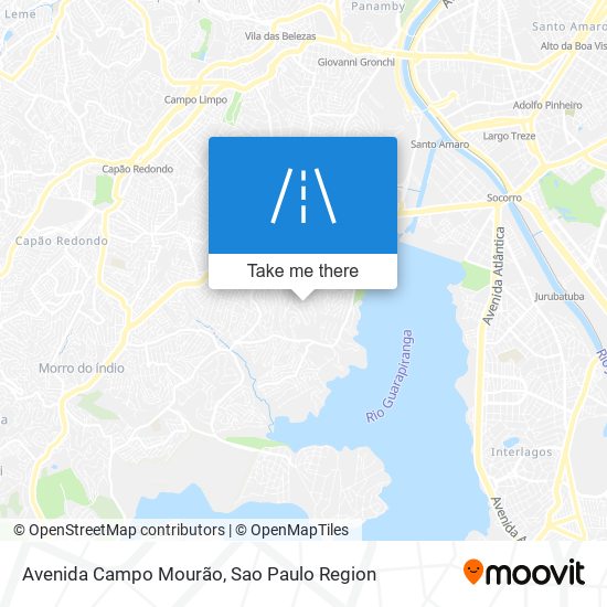 Avenida Campo Mourão map