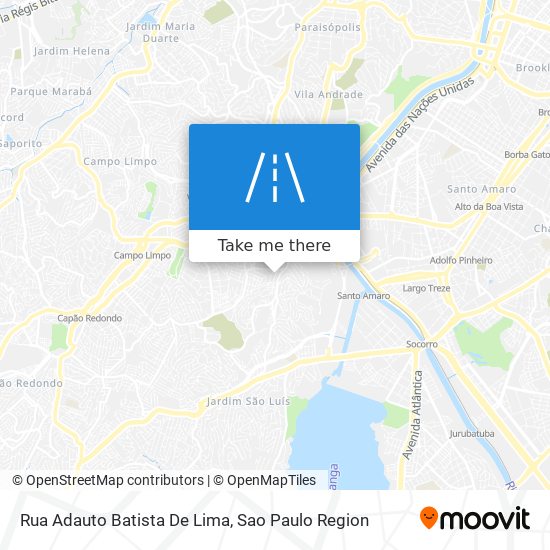 Mapa Rua Adauto Batista De Lima