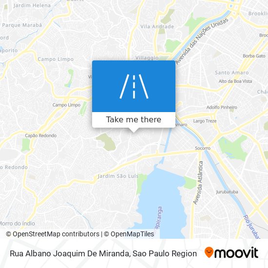 Mapa Rua Albano Joaquim De Miranda