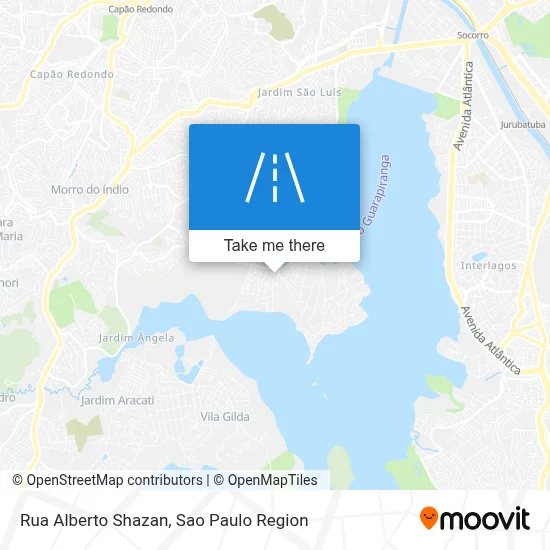 Rua Alberto Shazan map
