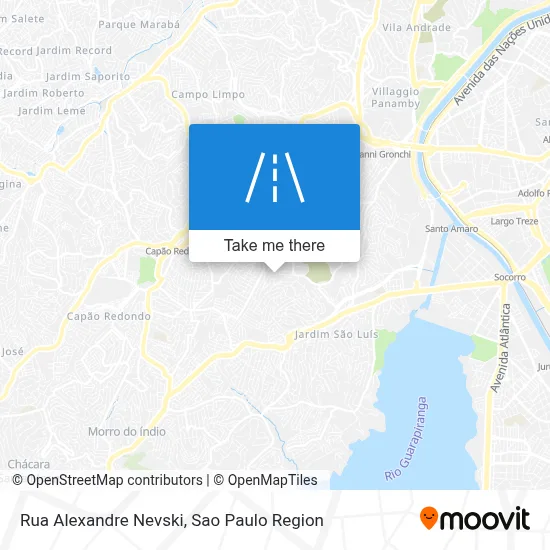 Rua Alexandre Nevski map