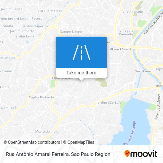 Rua Antônio Amaral Ferreira map