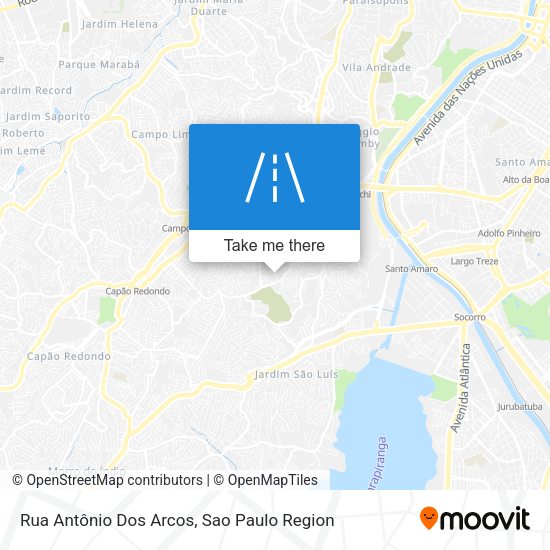 Rua Antônio Dos Arcos map