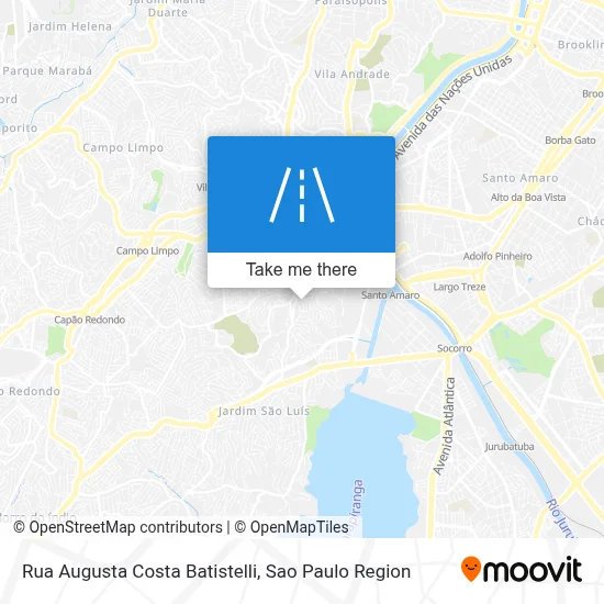 Rua Augusta Costa Batistelli map