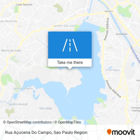 Rua Açucena Do Campo map