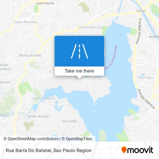 Rua Barra Do Batatal map