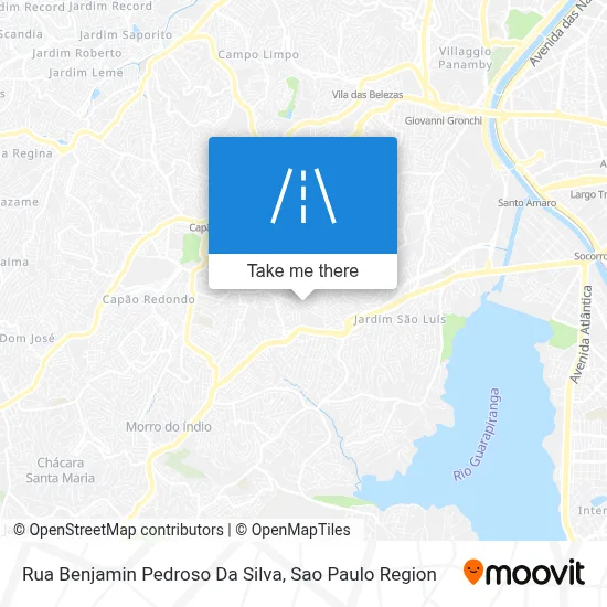 Rua Benjamin Pedroso Da Silva map