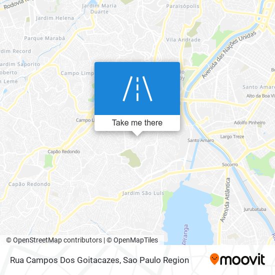 Rua Campos Dos Goitacazes map