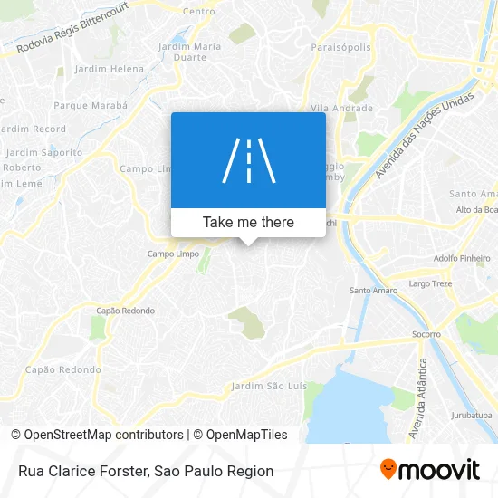 Rua Clarice Forster map