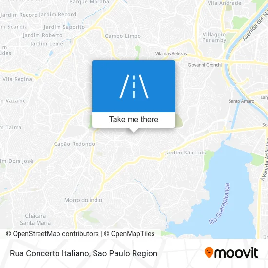 Rua Concerto Italiano map