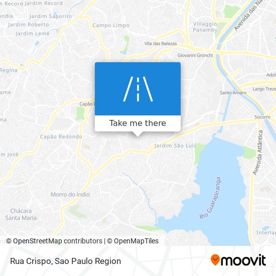 Rua Crispo map