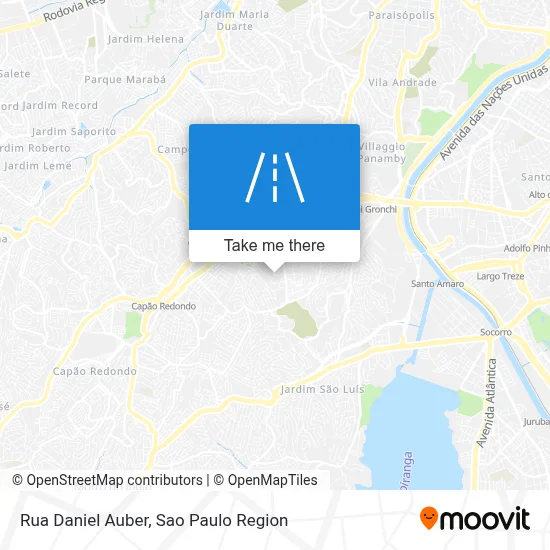Rua Daniel Auber map