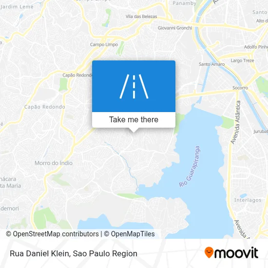 Rua Daniel Klein map