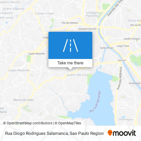 Mapa Rua Diogo Rodrigues Salamanca