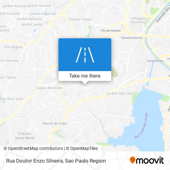 Rua Doutor Enzo Silveira map