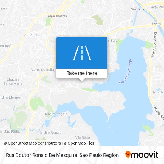 Rua Doutor Ronald De Mesquita map