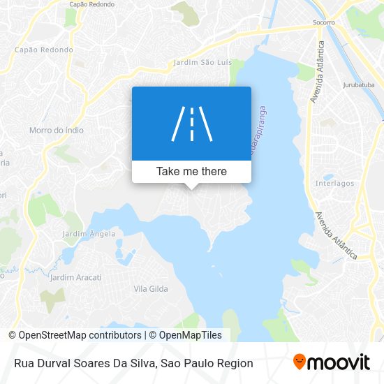 Rua Durval Soares Da Silva map