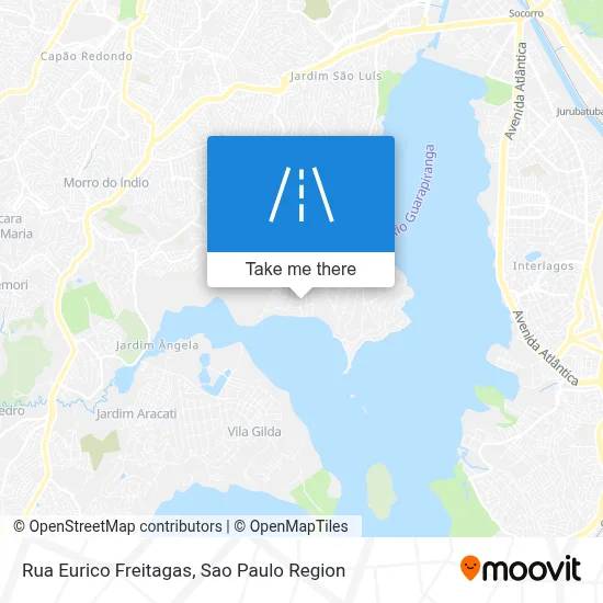Rua Eurico Freitagas map