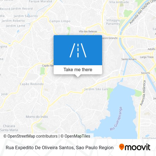 Rua Expedito De Oliveira Santos map
