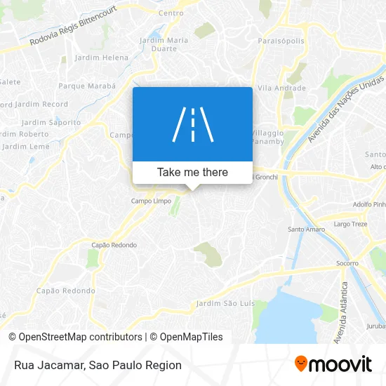 Rua Jacamar map