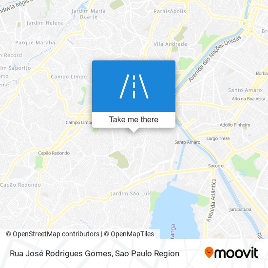 Rua José Rodrigues Gomes map