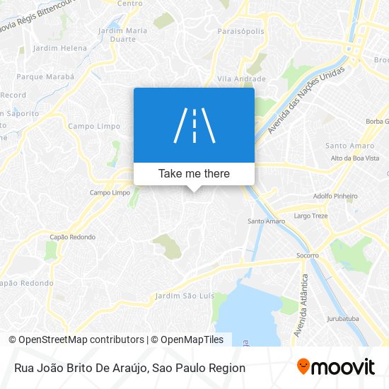 Mapa Rua João Brito De Araújo