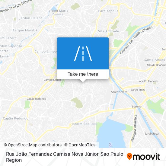 Rua João Fernandez Camisa Nova Júnior map