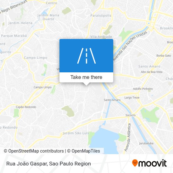 Rua João Gaspar map