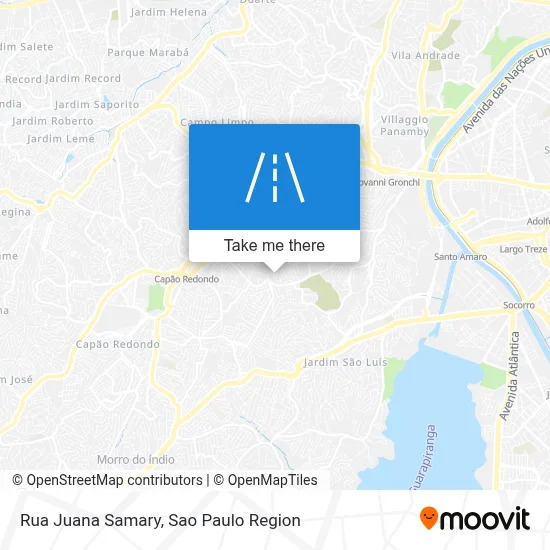 Rua Juana Samary map
