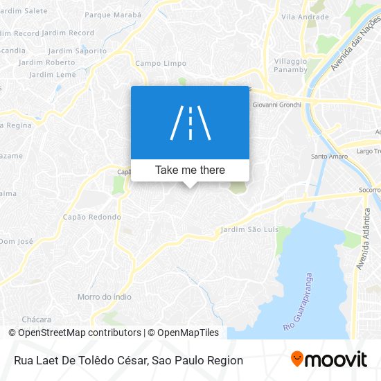 Rua Laet De Tolêdo César map