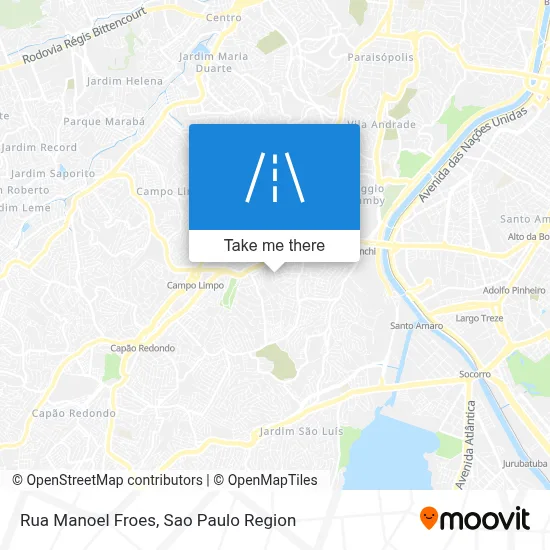 Rua Manoel Froes map