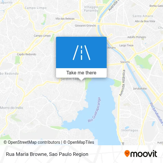 Rua Maria Browne map