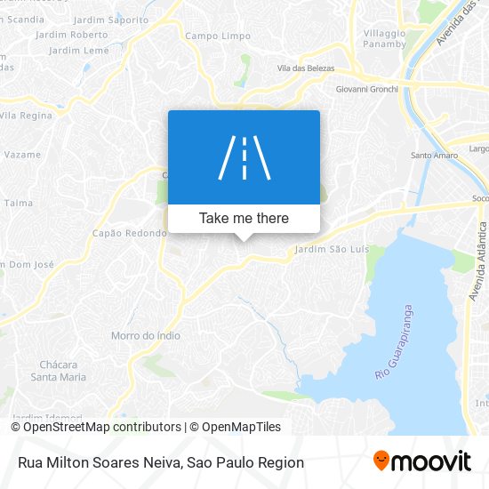 Rua Milton Soares Neiva map