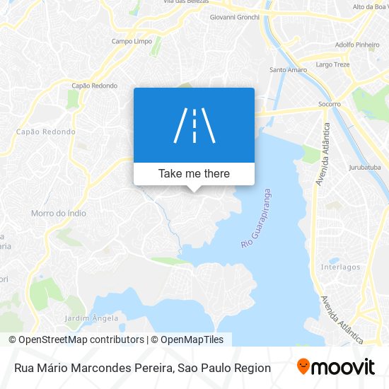 Mapa Rua Mário Marcondes Pereira