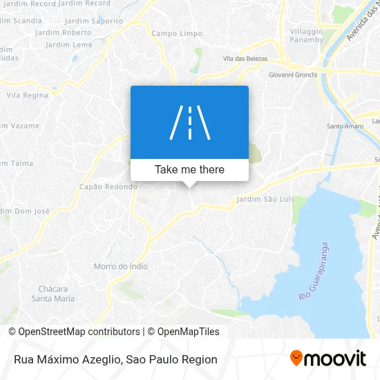 Rua Máximo Azeglio map