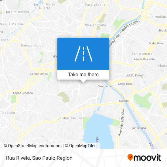 Rua Rivela map