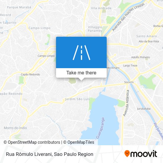 Rua Rômulo Liverani map