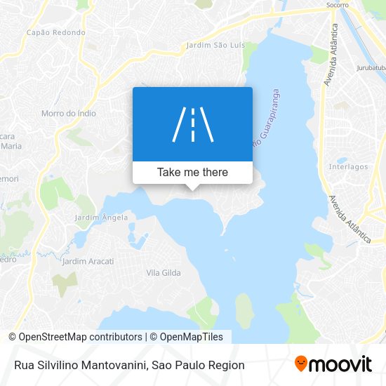 Rua Silvilino Mantovanini map