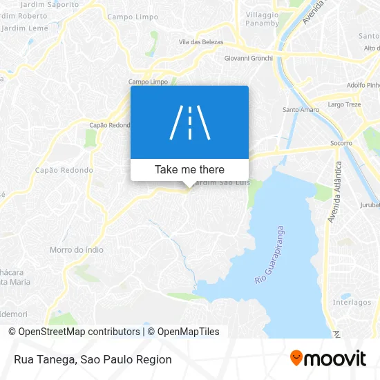 Rua Tanega map