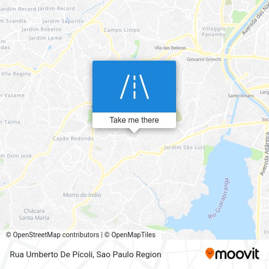 Rua Umberto De Pícoli map
