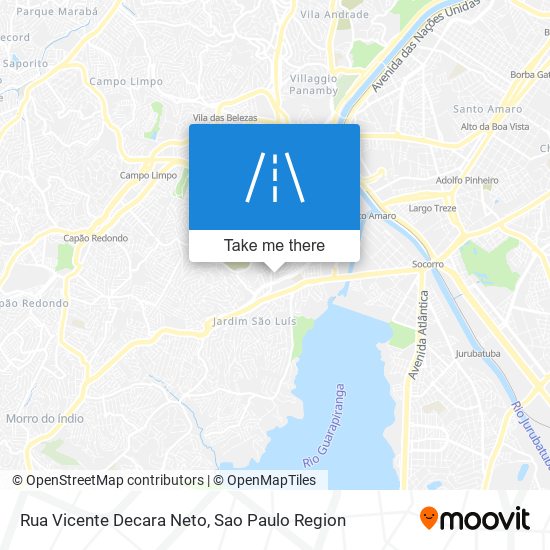 Rua Vicente Decara Neto map