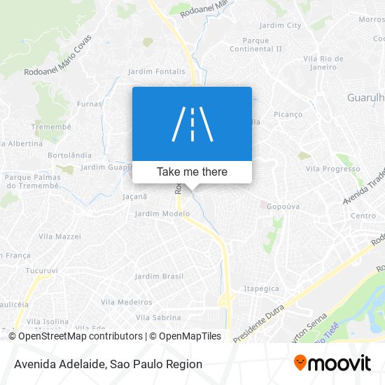 Avenida Adelaide map