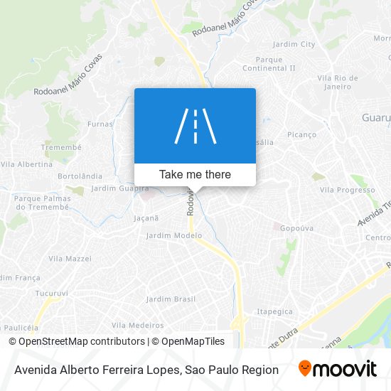 Avenida Alberto Ferreira Lopes map