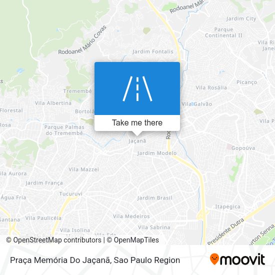 Praça Memória Do Jaçanã map