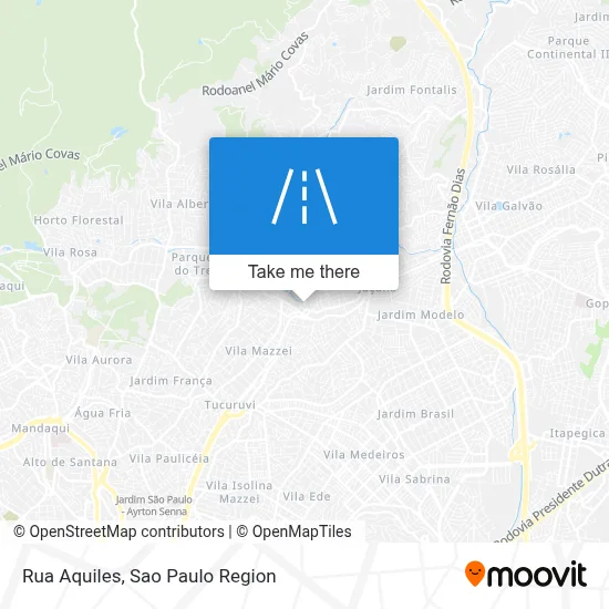 Rua Aquiles map