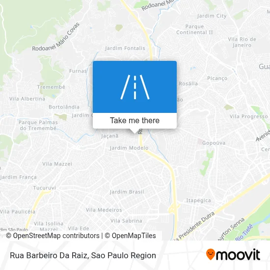 Rua Barbeiro Da Raiz map