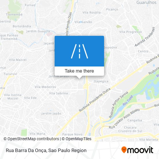 Rua Barra Da Onça map